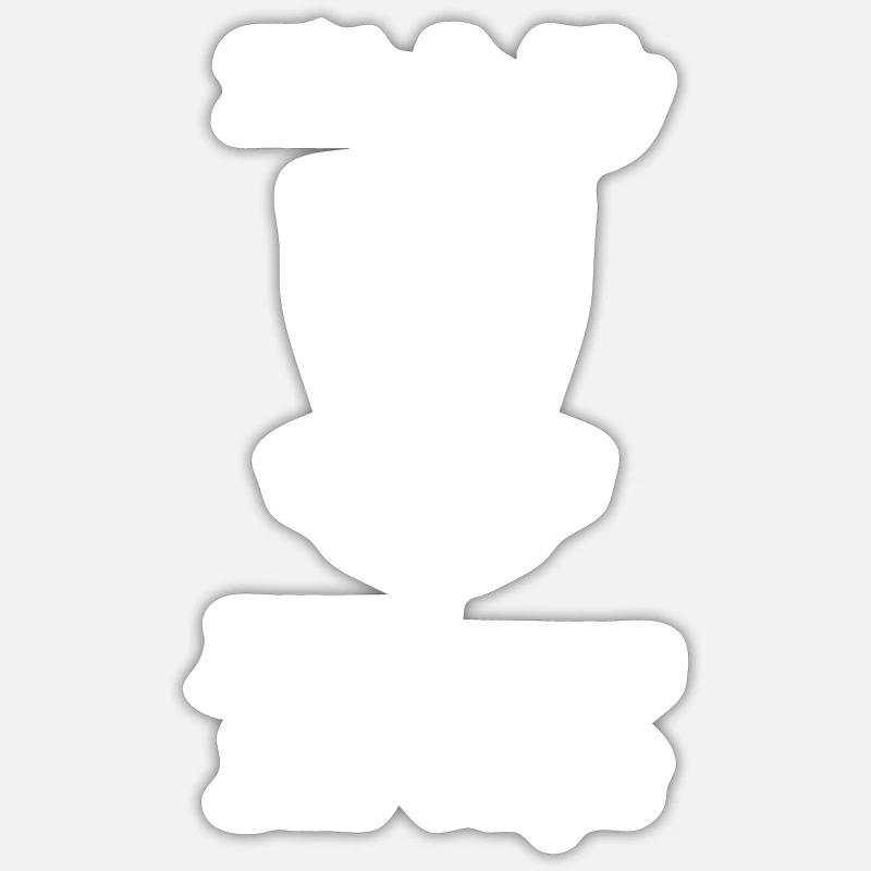 Festival médiéval de la Renaissance - Sticker taille S (10 x 10 cm) - blanc mat