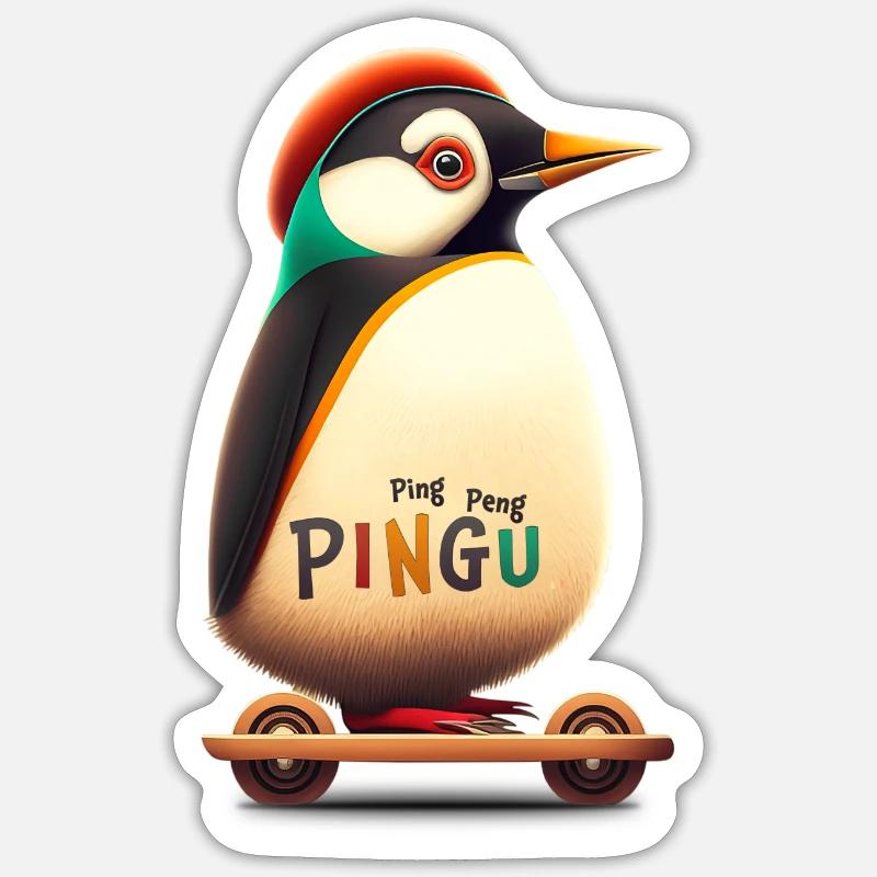 Ping Peng PINGU 2 Sticker size S (10 x 10 cm)