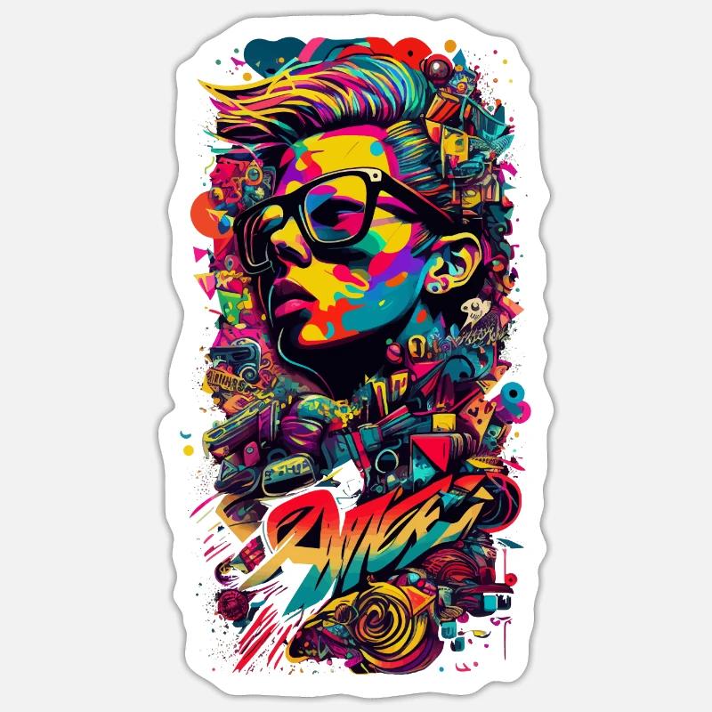 Sticker taille S (10 x 10 cm) -