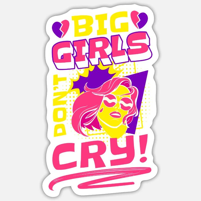 Comic Comics Speech Bubble Coloré Sticker taille S (10 x 10 cm)