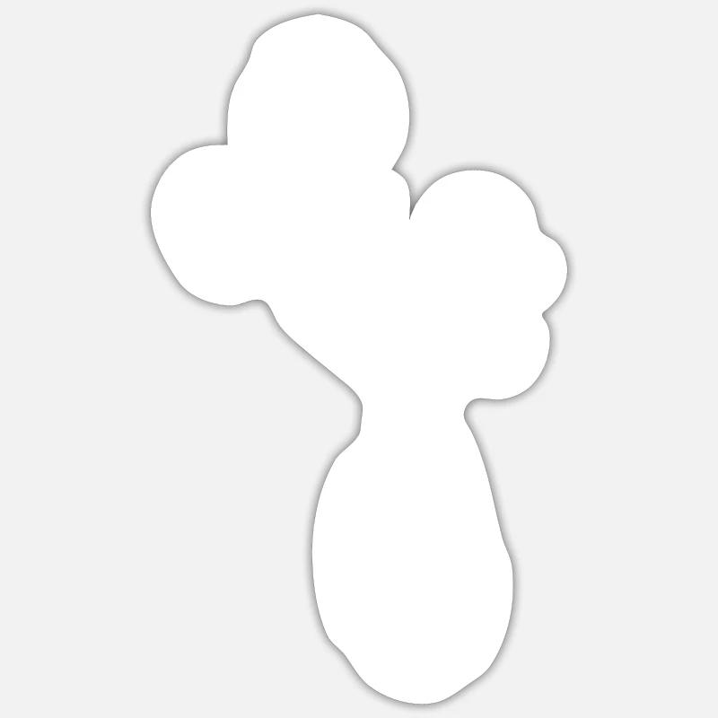 Mom infinity - Sticker Größe S (10 x 10 cm) - Mattweiß