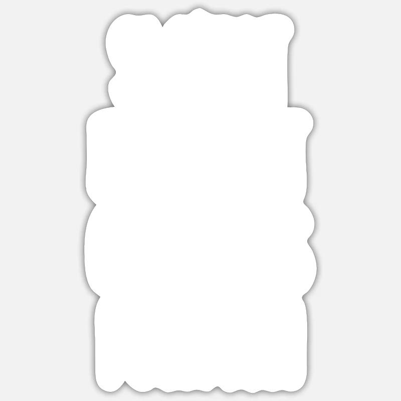 si c'est fatigant c'est pas pour moi Sticker taille S (10 x 10 cm)