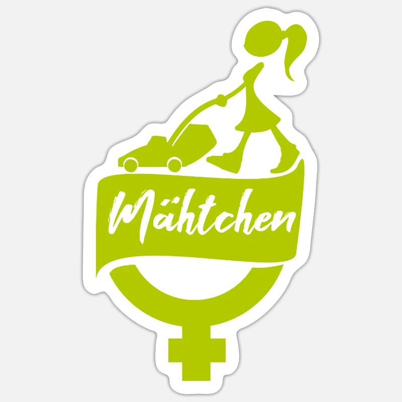 Mähdchen Sticker size S (10 x 10 cm)