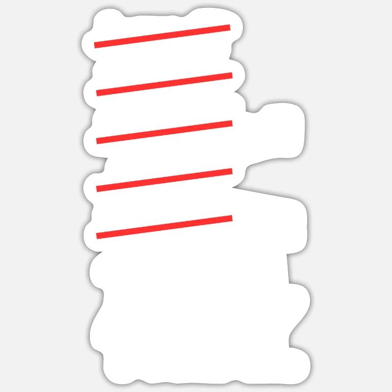 week-end trial - Sticker taille S (10 x 10 cm) - blanc mat