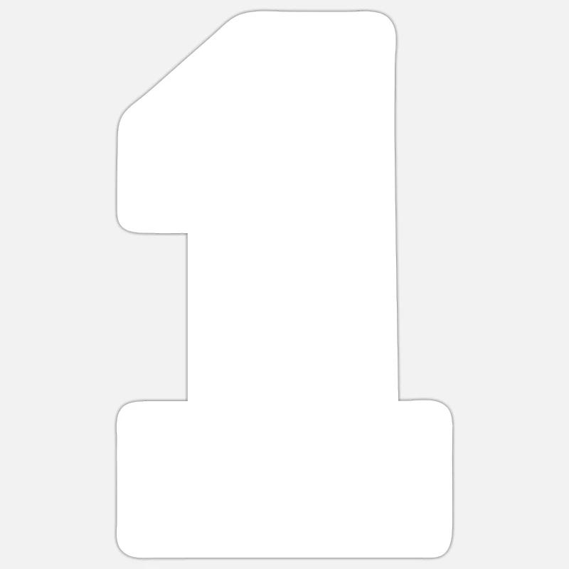 1 - Sticker taille S (10 x 10 cm) - blanc mat