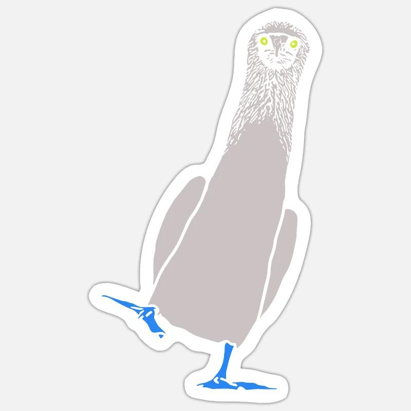 Booby - Sticker size S (10 x 10 cm) - white matte
