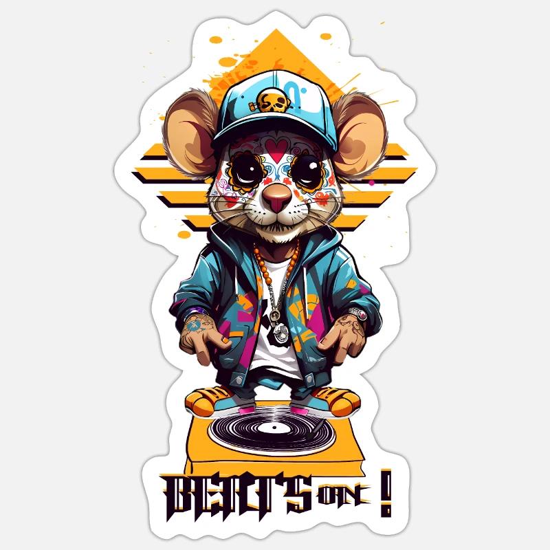 Sticker taille S (10 x 10 cm) - 