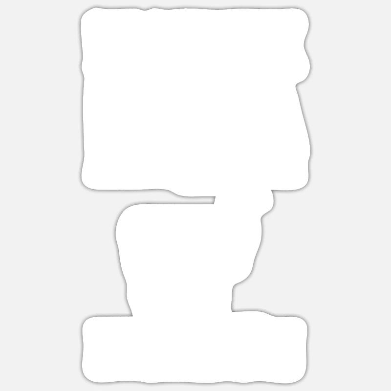 Lama - Sticker Größe S (10 x 10 cm) - Mattweiß