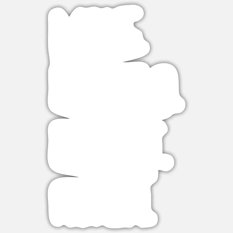 blague de voyage de l’espace croire blagues vaisseau spatial Sticker taille S (10 x 10 cm)