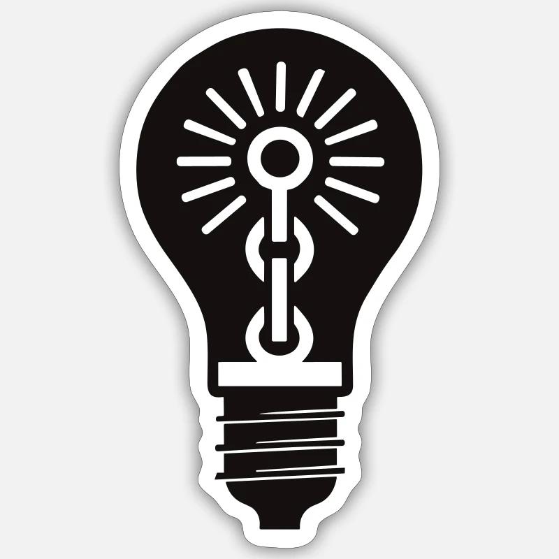 Blub Lume - Sticker size S (10 x 10 cm) - white matte