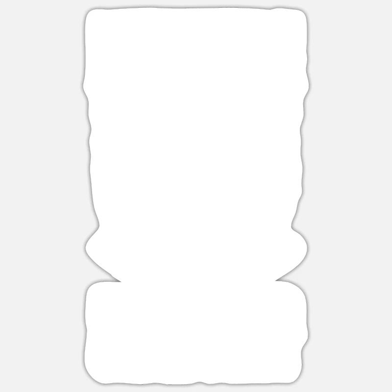 Bärtig Bartträger Schnurrbart Bart Sticker Größe S (10 x 10 cm)