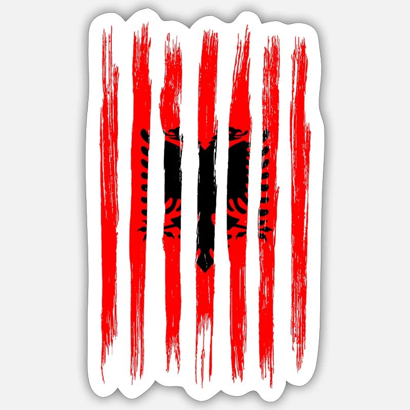 Albanian Eagle Sticker size S (10 x 10 cm)