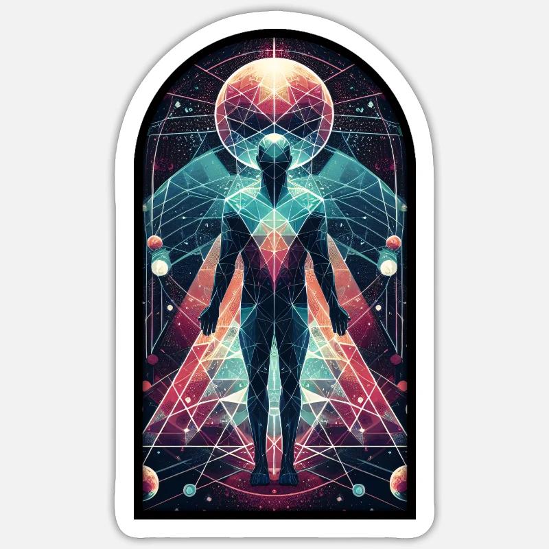 Spaceman Sticker size S (10 x 10 cm)