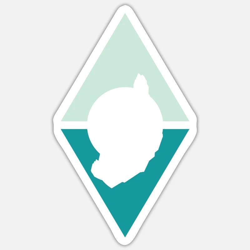 Climbing Summit Alps Sticker size S (10 x 10 cm)