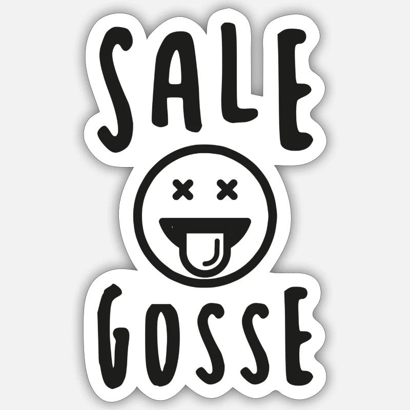 DRECKIGES KIND Sticker Größe S (10 x 10 cm)