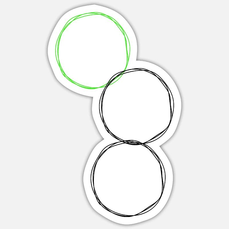 supportive relationships support healing sayings Sticker Größe S (10 x 10 cm)