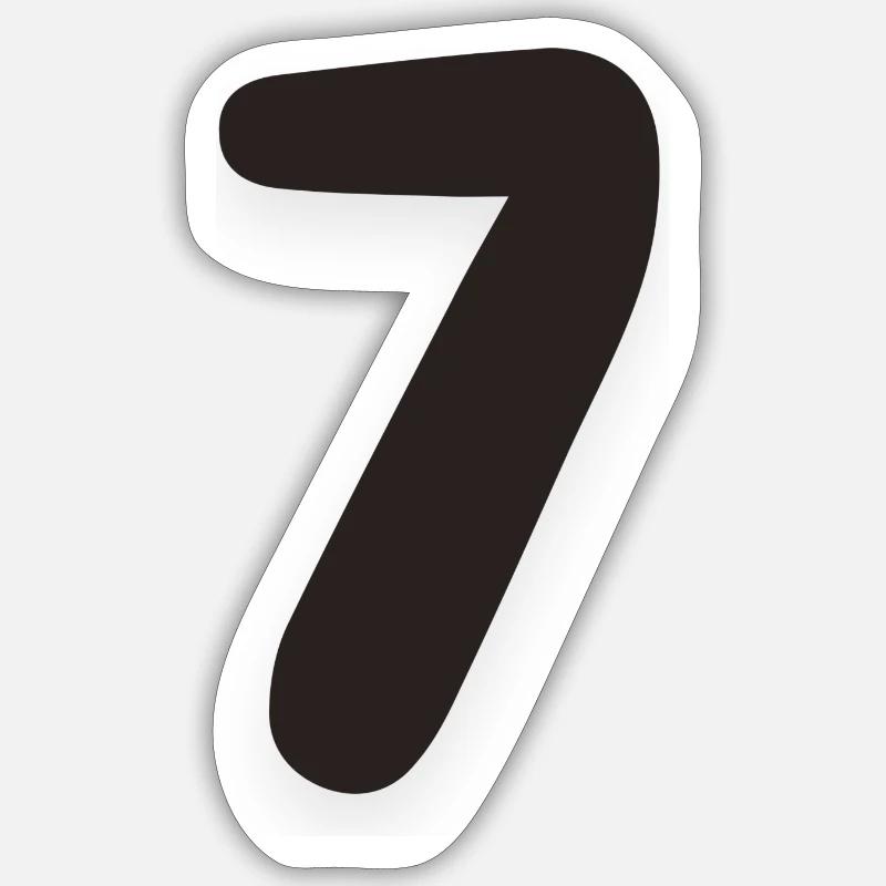 7 - Sticker size S (10 x 10 cm) - white matte