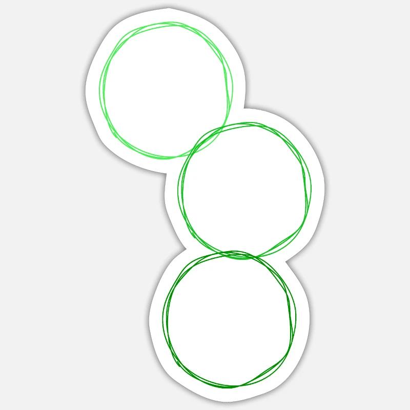 Techniques de beach-volley présentes Sticker taille S (10 x 10 cm)