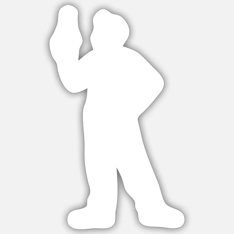 Beer Drinking Party - Sticker size S (10 x 10 cm) - white matte