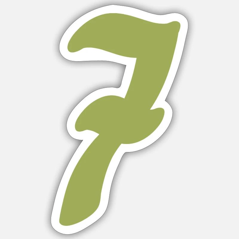 7 - Sticker size S (10 x 10 cm) - white matte