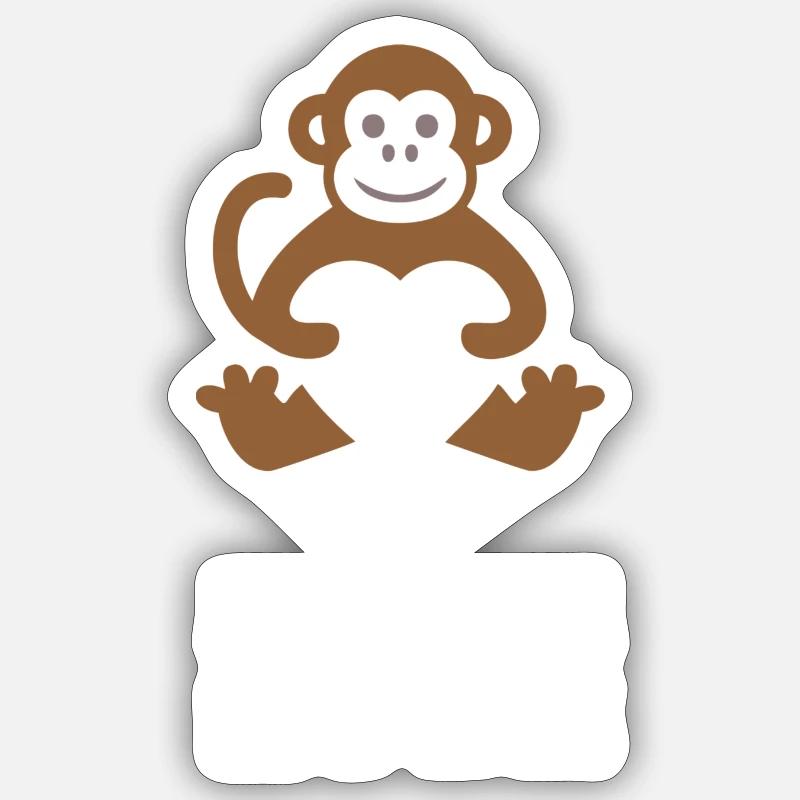 Plus d’amour - Sticker taille S (10 x 10 cm) - blanc mat