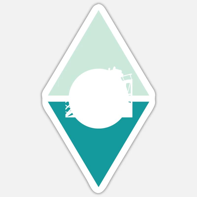 Rummel Lukas - Sticker Größe S (10 x 10 cm) - Mattweiß