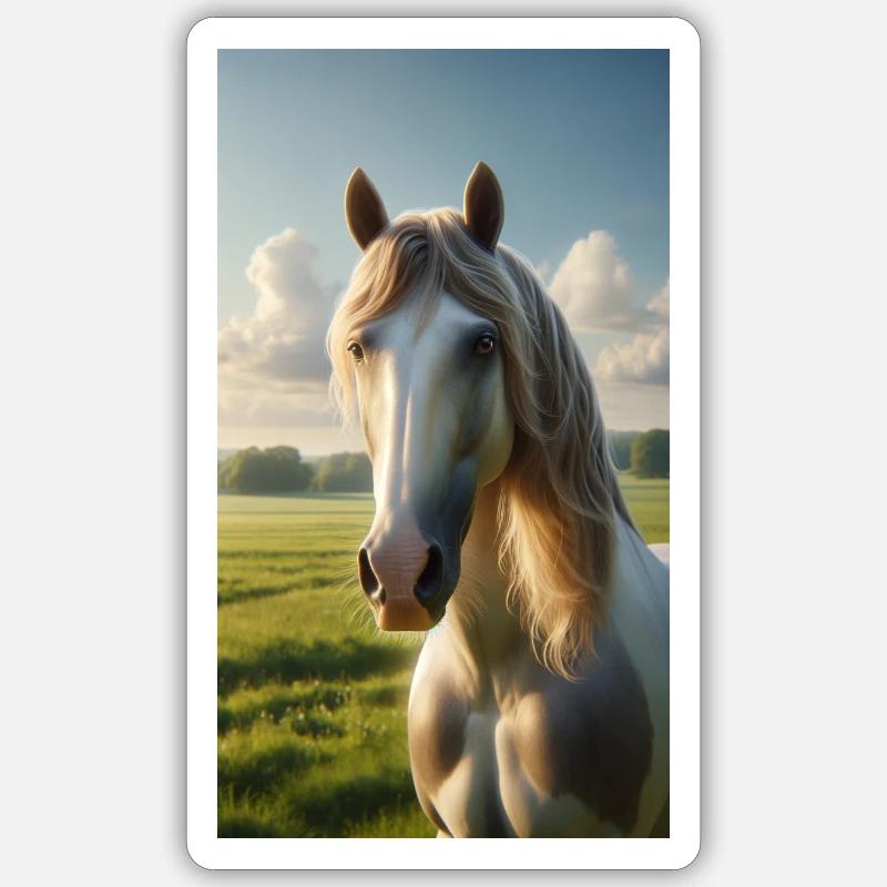 Pferd Sticker Größe S (10 x 10 cm)