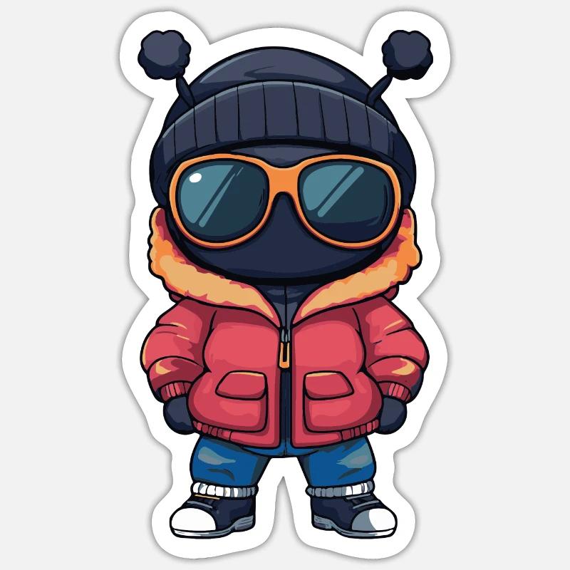 Sticker taille S (10 x 10 cm) - 