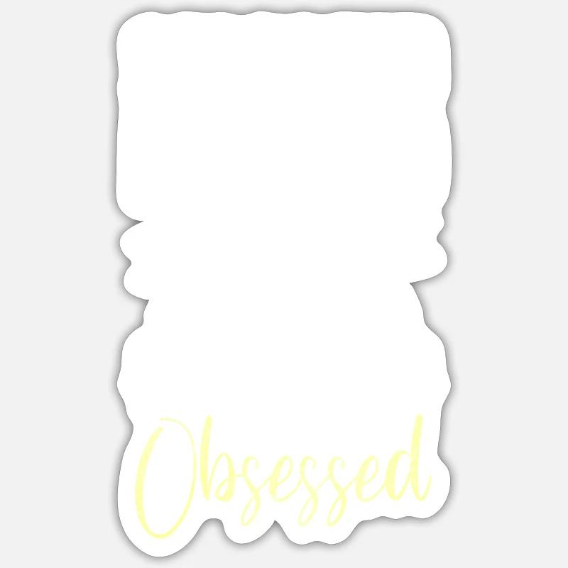 Rind Bauer Süß Wirtschaft - Sticker Größe S (10 x 10 cm) - Mattweiß