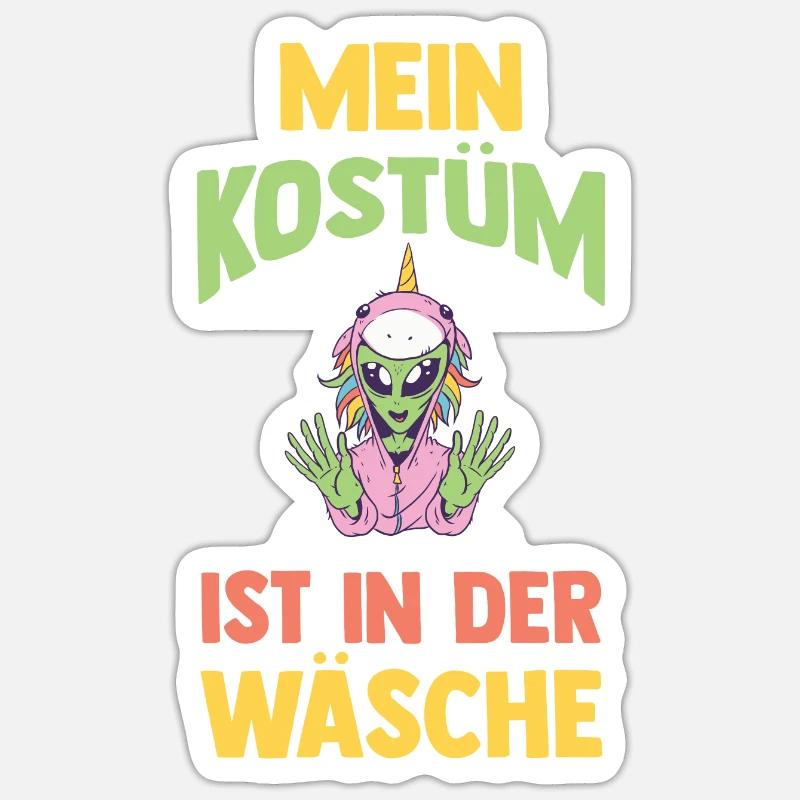 Costume de carnaval Carnaval Sticker taille S (10 x 10 cm)