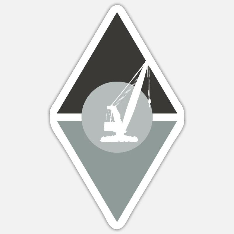 Crane Crane Driving Client Sticker size S (10 x 10 cm)