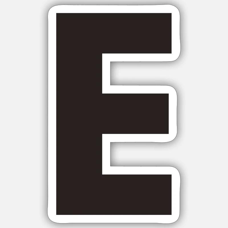 E Sticker taille S (10 x 10 cm)