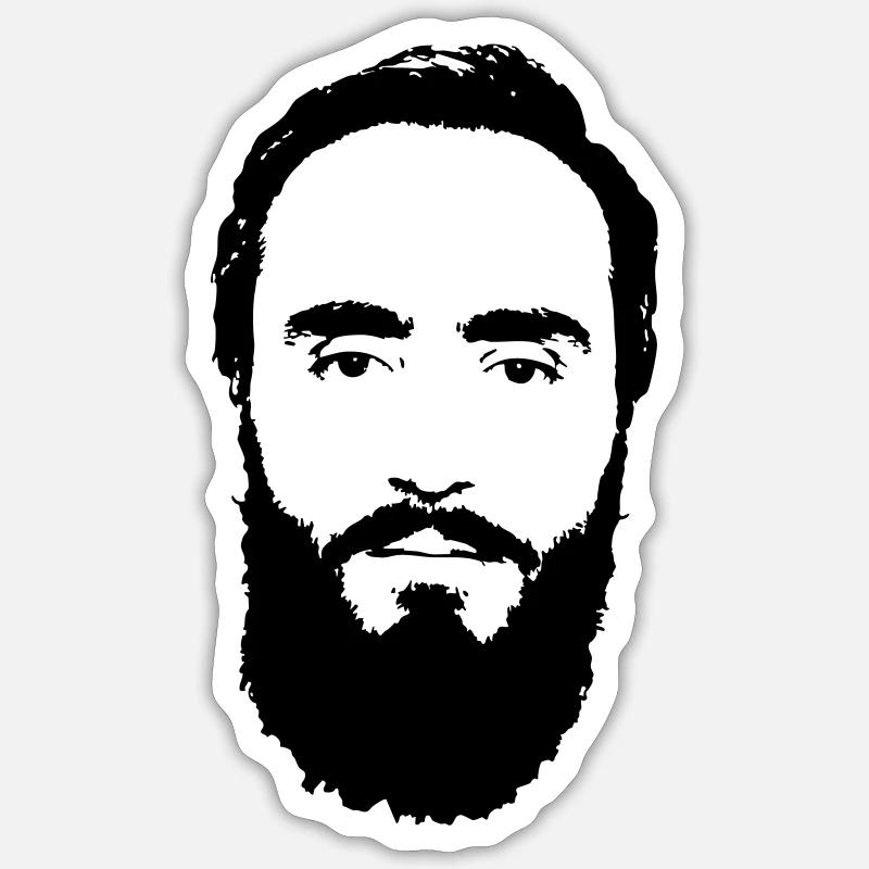 Logo du héros Dudaev Sticker taille S (10 x 10 cm)