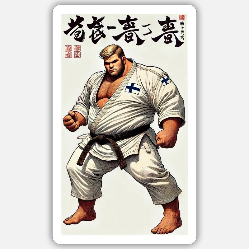 Finnish Karate MASTER Sticker size S (10 x 10 cm)