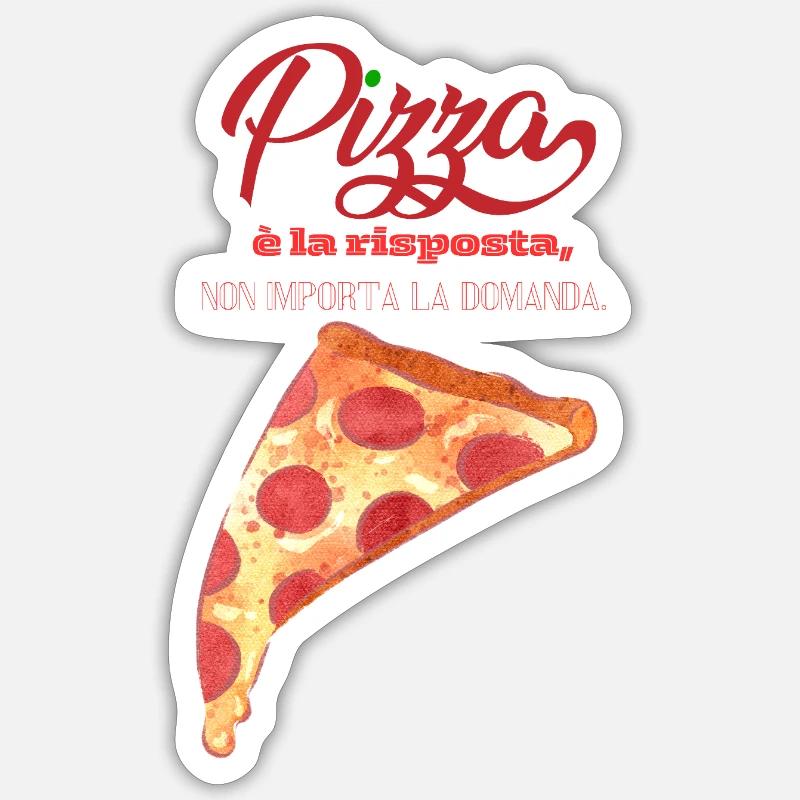 PIZZA Sticker size S (10 x 10 cm)