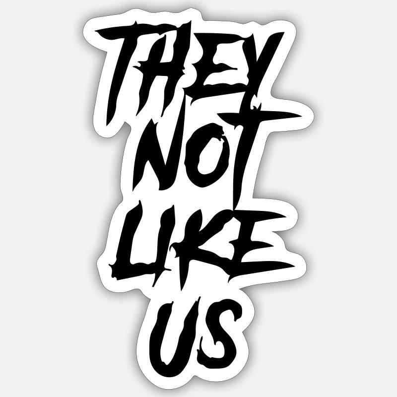 ils ne nous aiment pas Sticker taille S (10 x 10 cm)