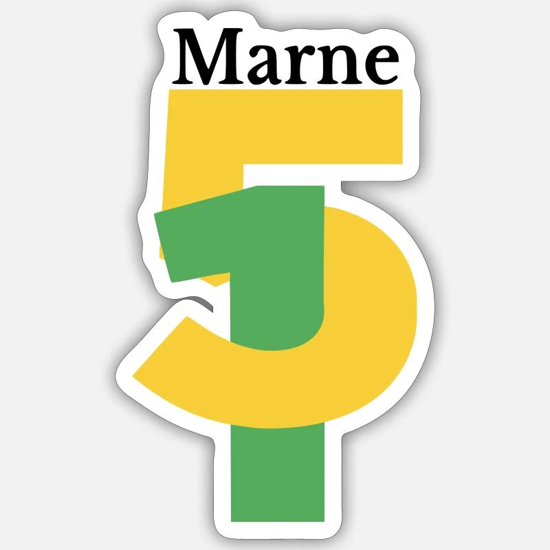 Marl Sticker size S (10 x 10 cm)