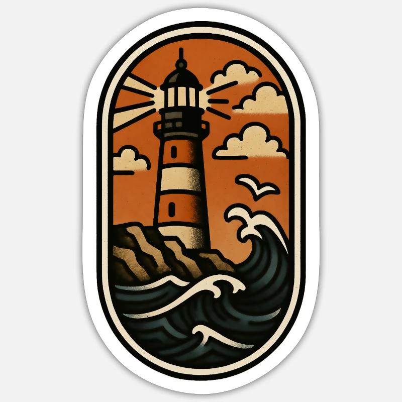 Brittany patch - Sticker size S (10 x 10 cm) - white matte