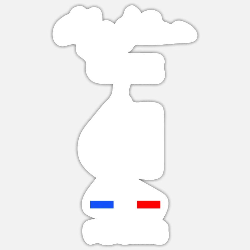 La vie est meilleure en ORNE Numéro 61 Normandie Sticker taille S (10 x 10 cm)