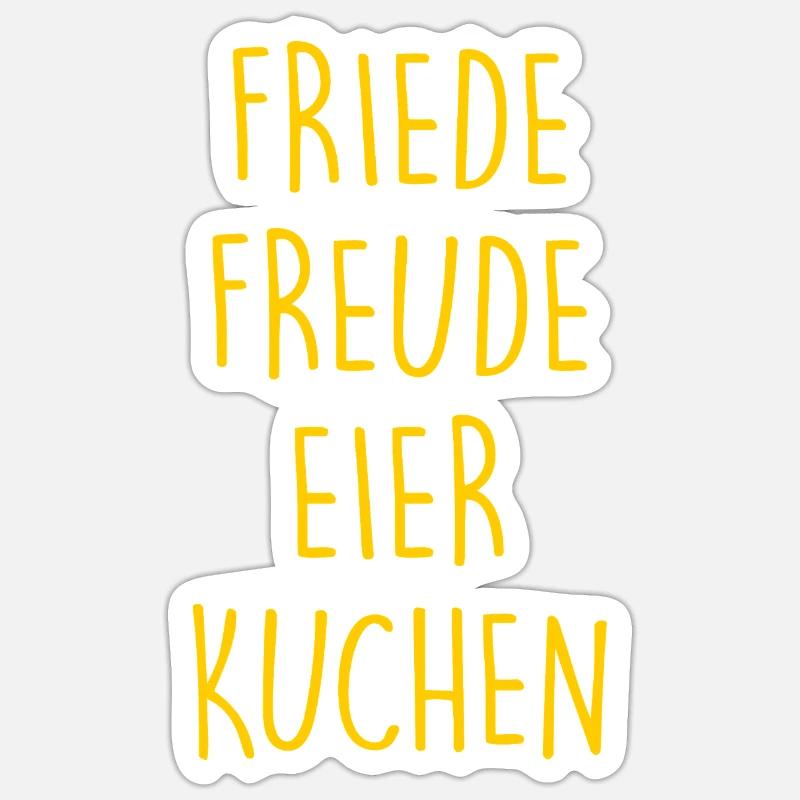 Pancake - Sticker size S (10 x 10 cm) - white matte