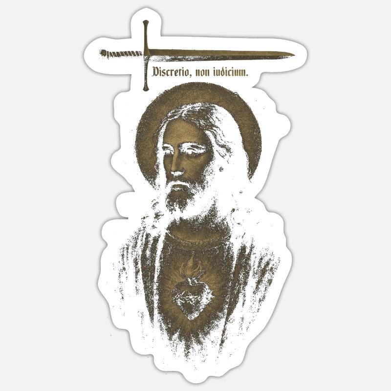 Discernment, not judgement. - Sticker size S (10 x 10 cm) - white matte