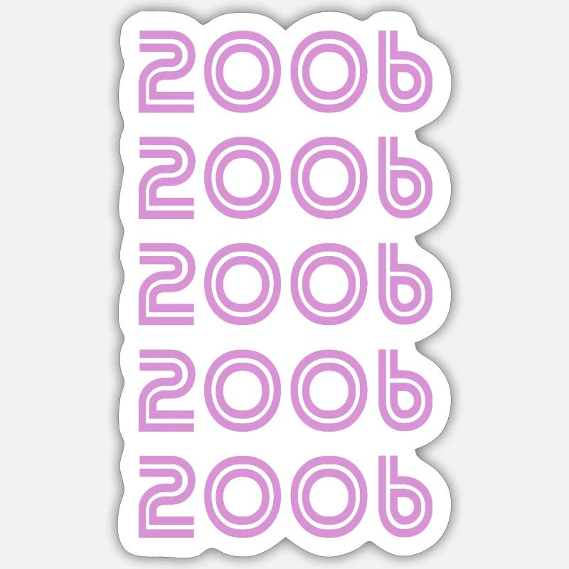 2006 - Sticker size S (10 x 10 cm) - white matte