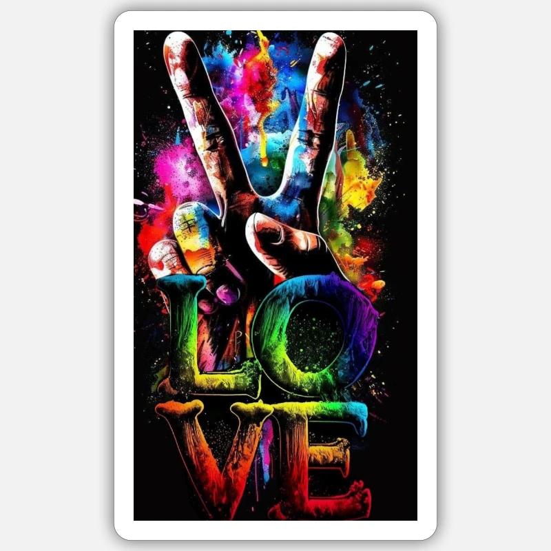 Sticker Größe S (10 x 10 cm) - 