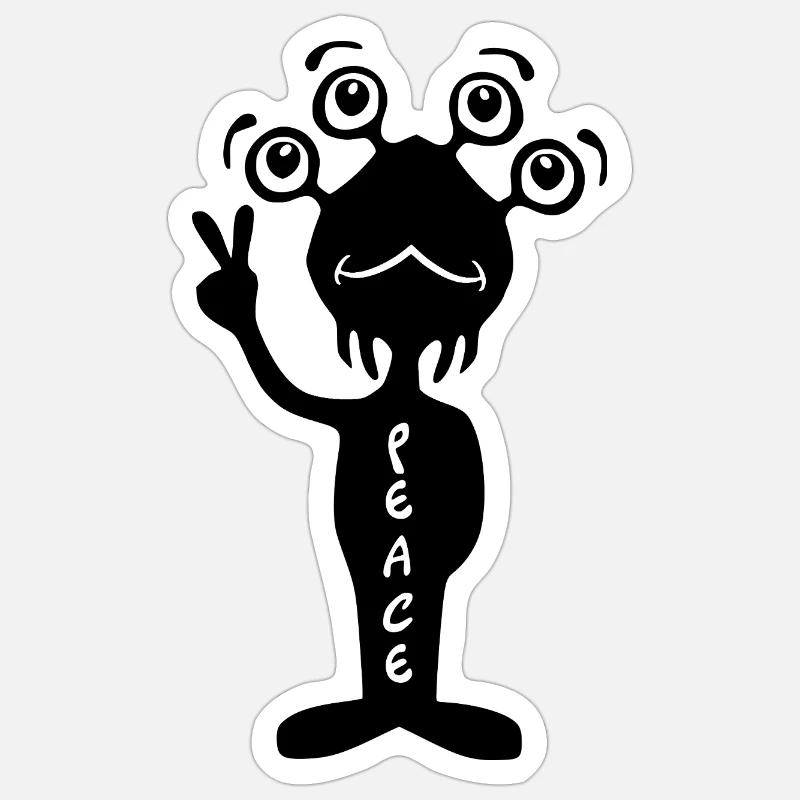 Sticker Größe S (10 x 10 cm) - 