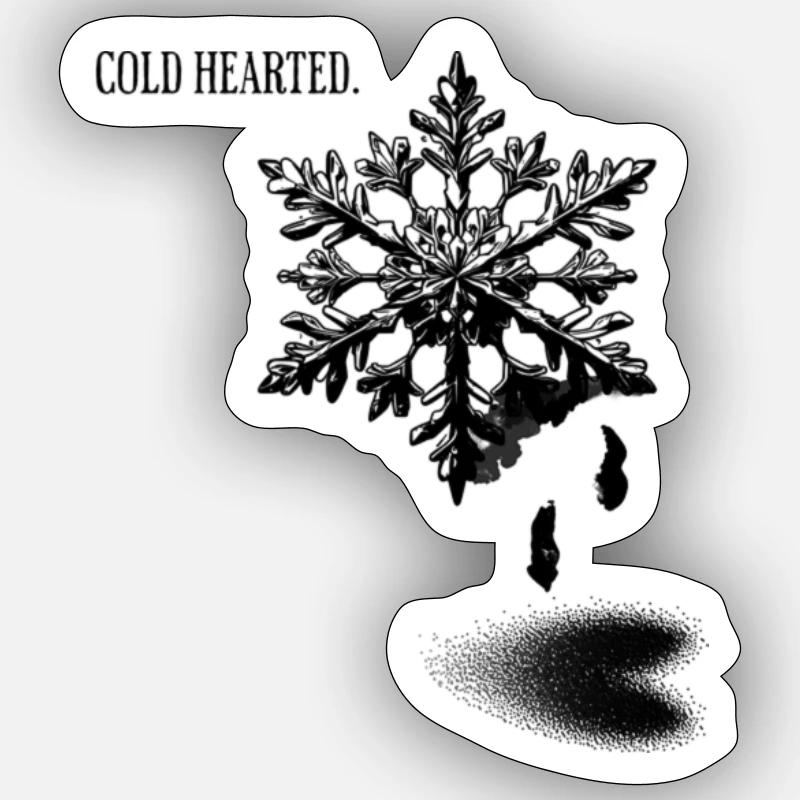 "Winter mood" - Sticker size S (10 x 10 cm) - white matte