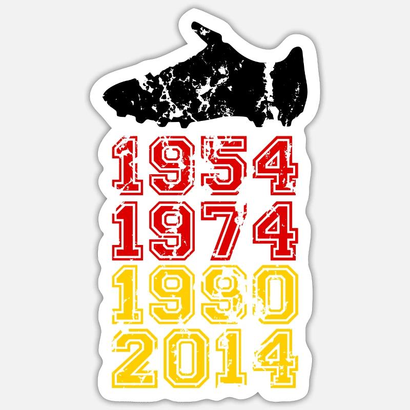 World Cup 2014 - Sticker size S (10 x 10 cm) - white matte