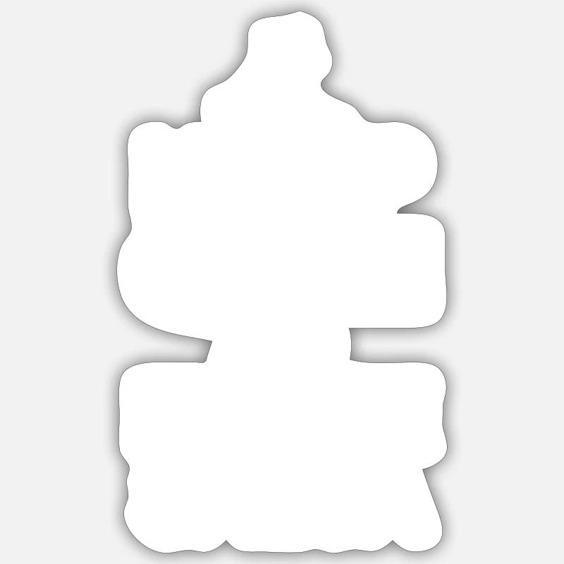 SALSA - Sticker taille S (10 x 10 cm) - blanc mat