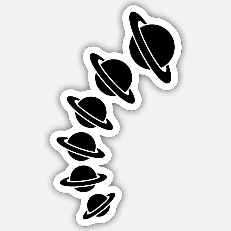 saturn_design Sticker size S (10 x 10 cm)
