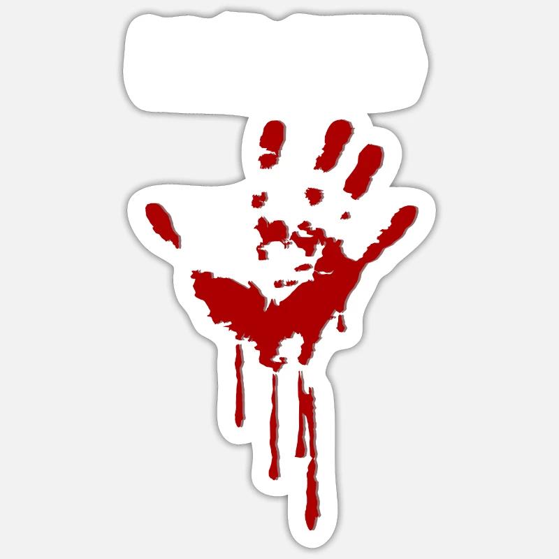 Don't touch - Sticker size S (10 x 10 cm) - white matte