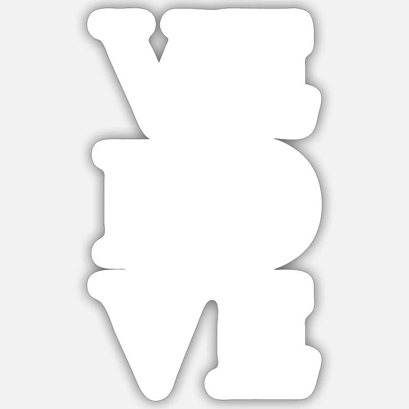 Sticker Größe S (10 x 10 cm) - 